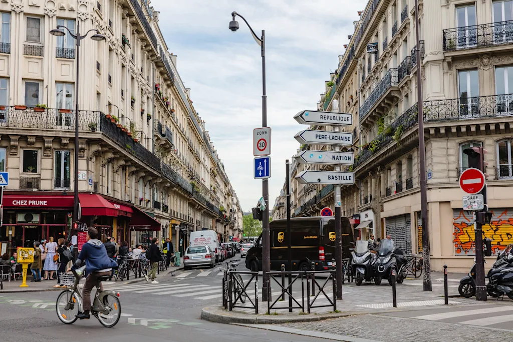paris street urban bicycle blog