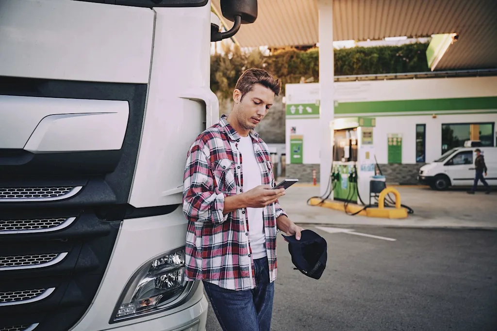 gas station truck lorry petrol fleet management transportation logistics blog