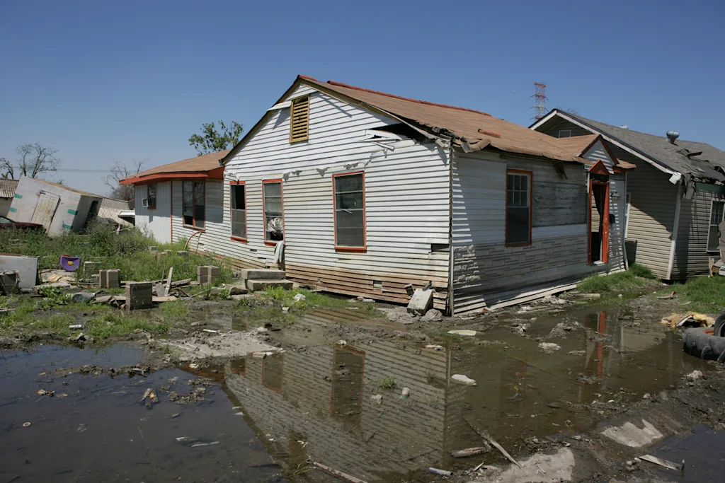 flood damaged house blog