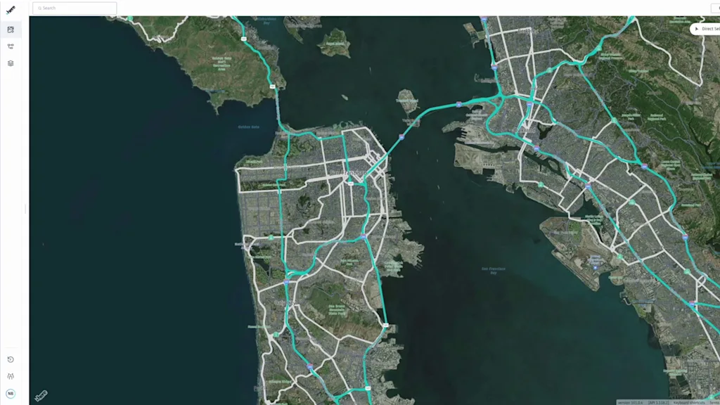 HERE Automated Driving Zones demo