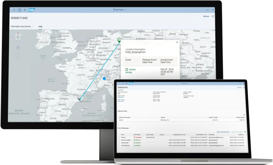 sap global track and trace device shptrkdel